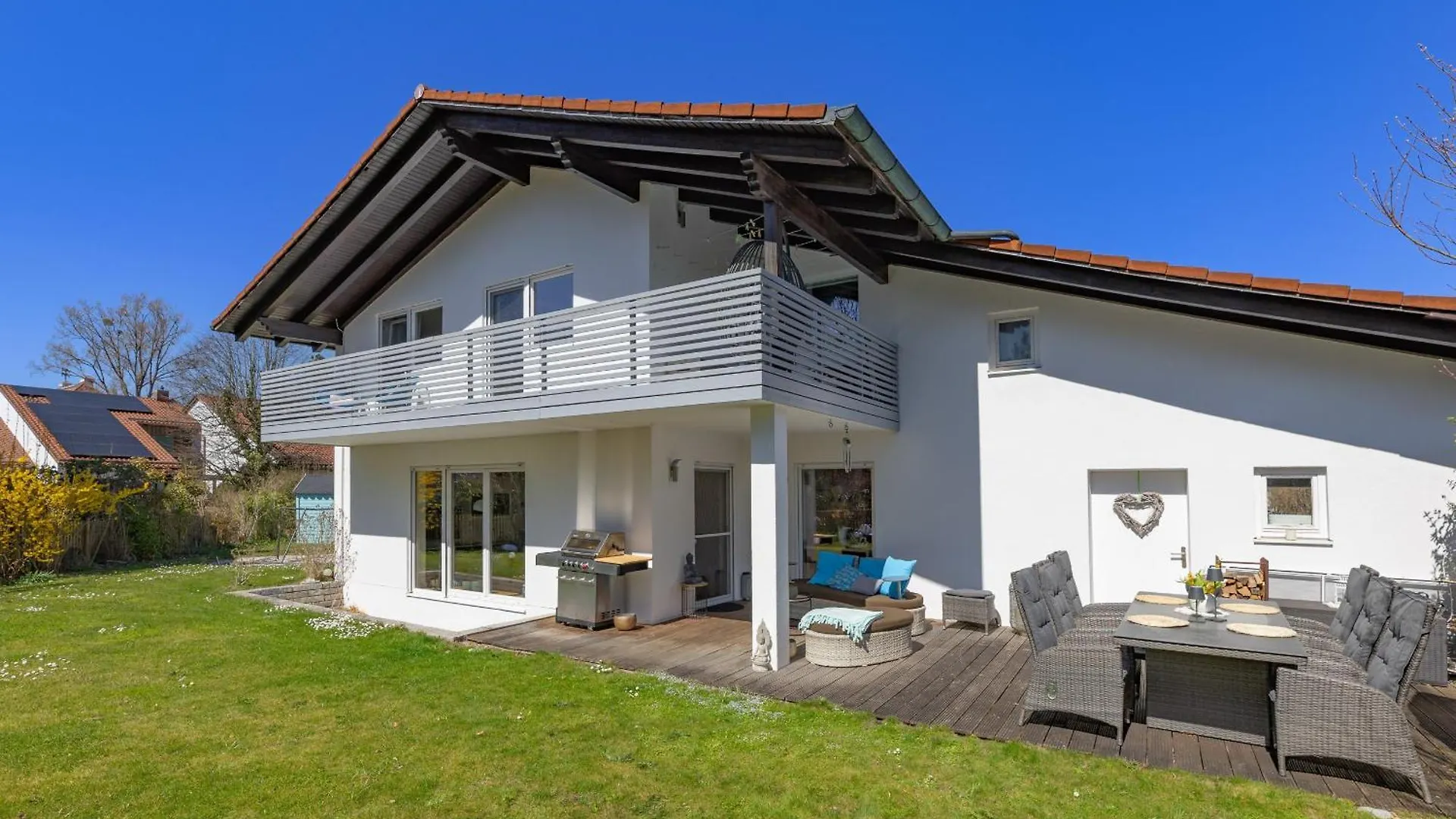 Sonniges Modernes Ruhiges Grosses Haus Garten Pool Oberhaching Niemcy